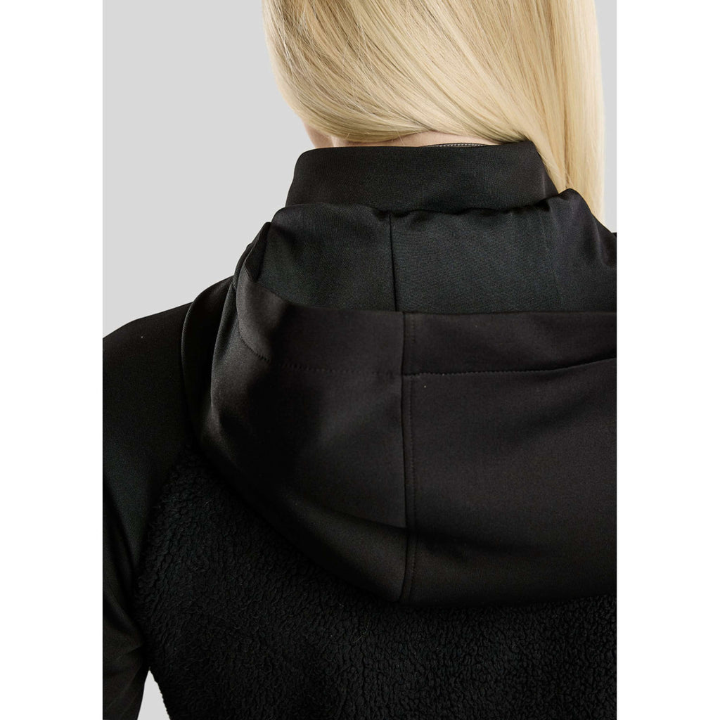 Montar Zip-Hoodie MoMay Teddy Black