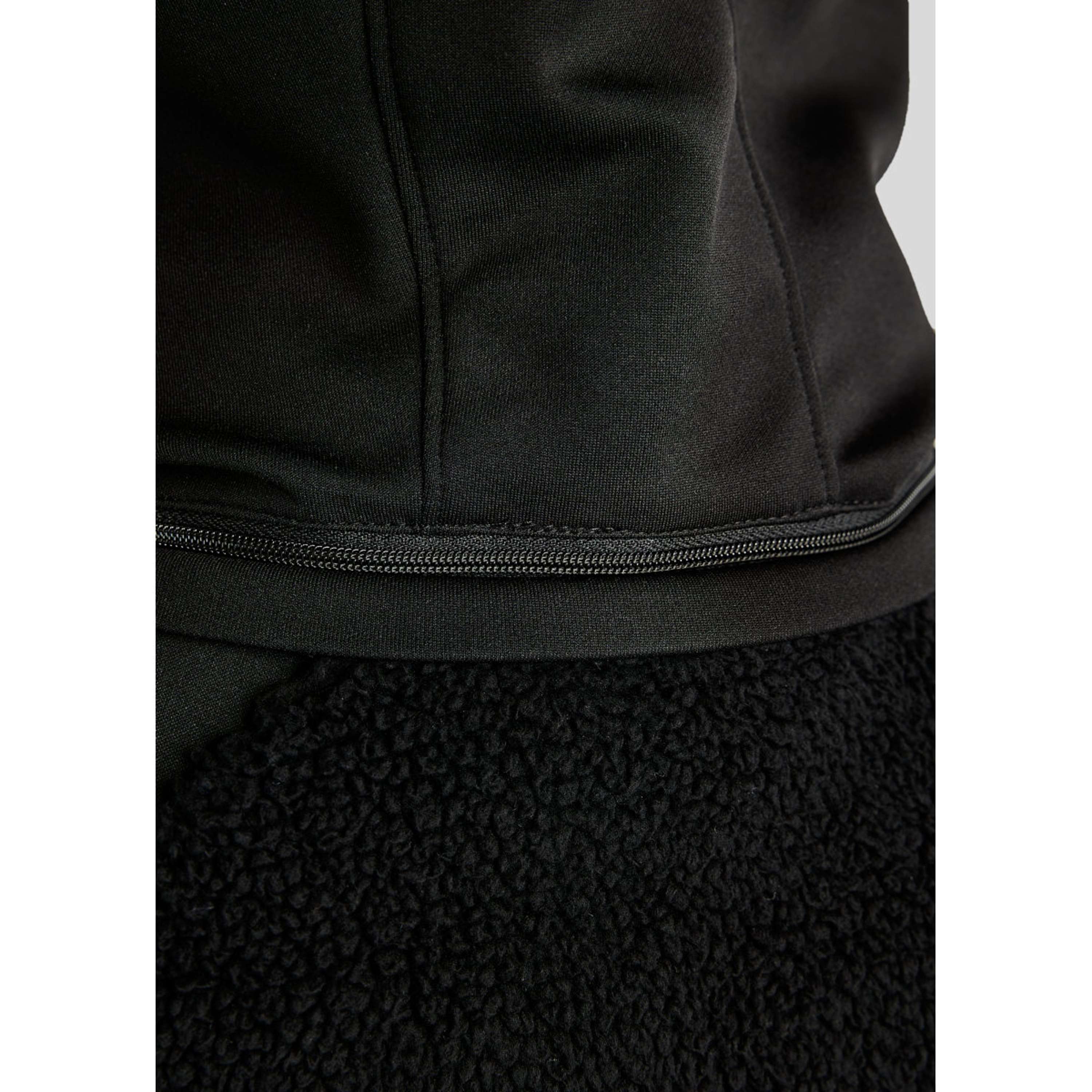 Montar Zip-Hoodie MoMay Teddy Black