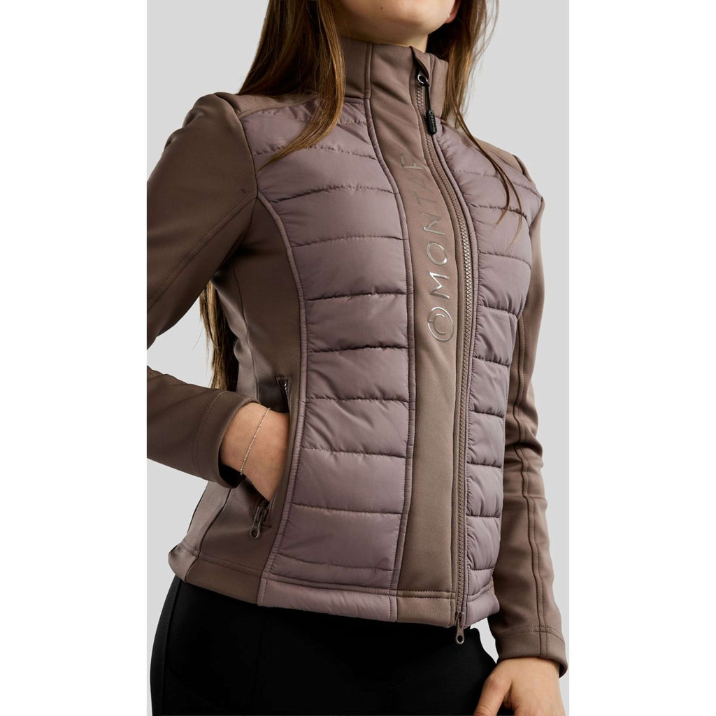 Montar Jacket Emma Quilt Kids Nougat Brown