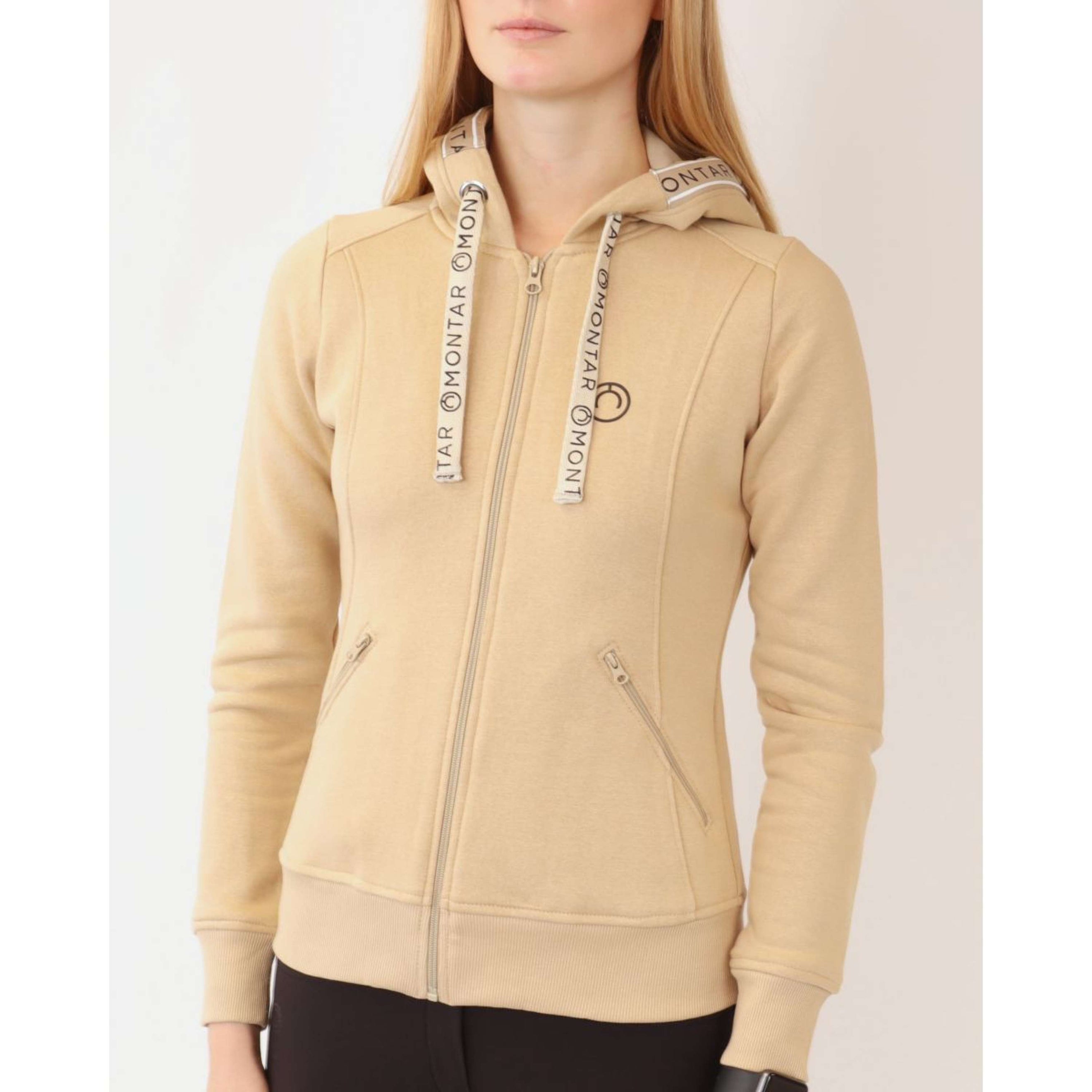 Montar Zip-Hoodie Monroe Viv Beige