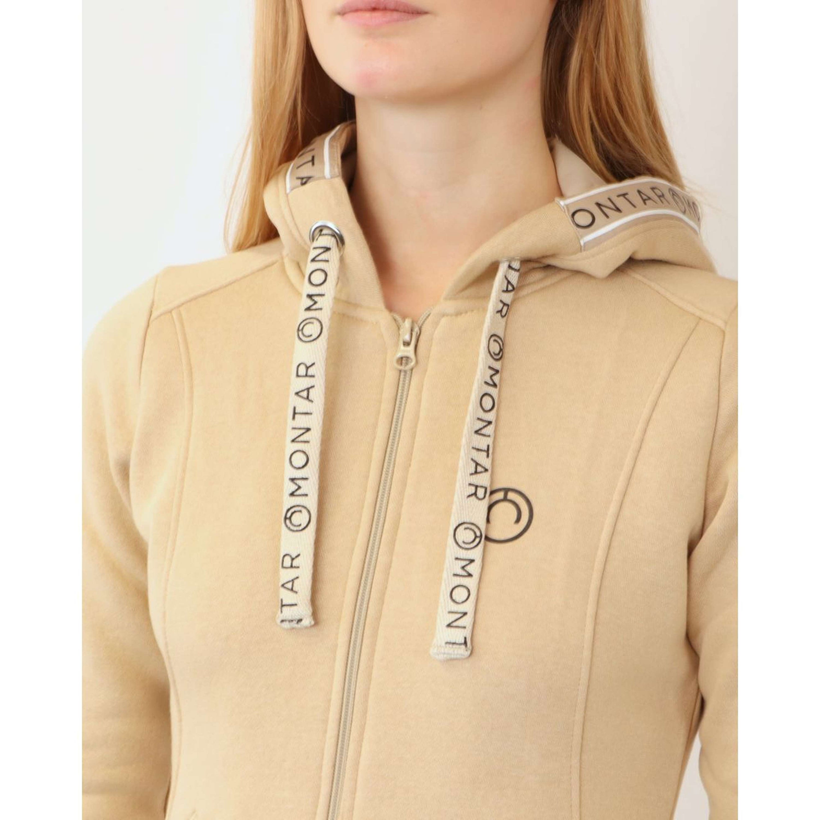 Montar Zip-Hoodie Monroe Viv Beige