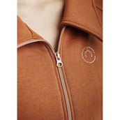 Montar Zip-Hoodie MoNaja Rosegold Crystals Bronze