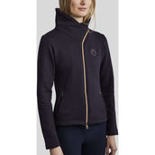 Montar Zip-Hoodie MoNaja Rosegold Crystals Dark Navy