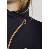 Montar Zip-Hoodie MoNaja Rosegold Crystals Dark Navy