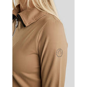 Montar Shirt MoRachel Quarter Zip Latte