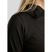 Montar Shirt MoRachel Quarter Zip Black