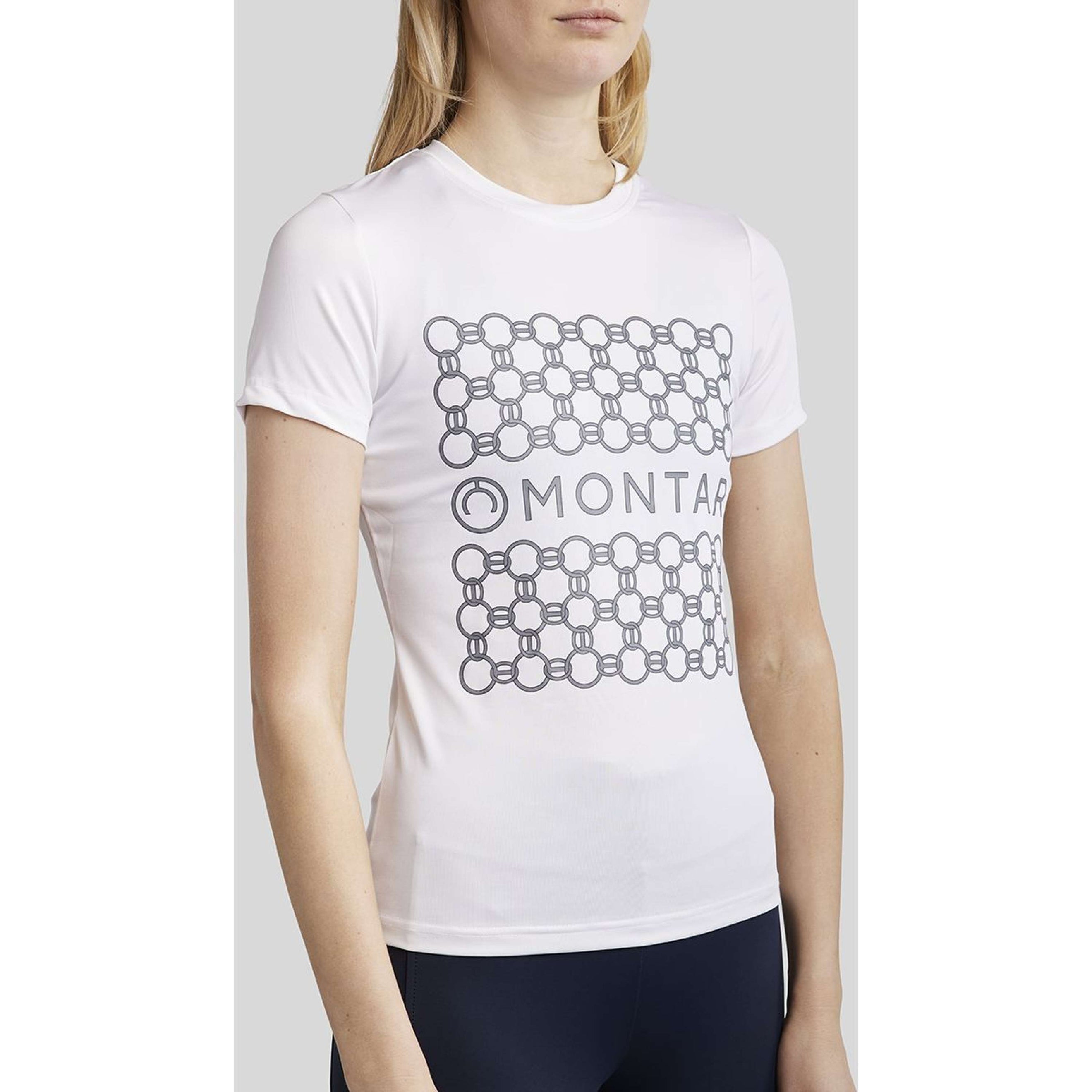 Montar T-Shirt MoChain Frontprinted White