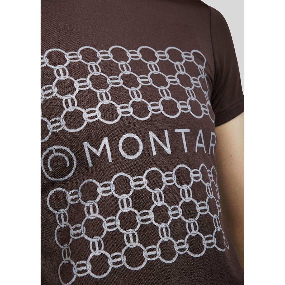 Montar T-Shirt MoChain Frontprinted Brown