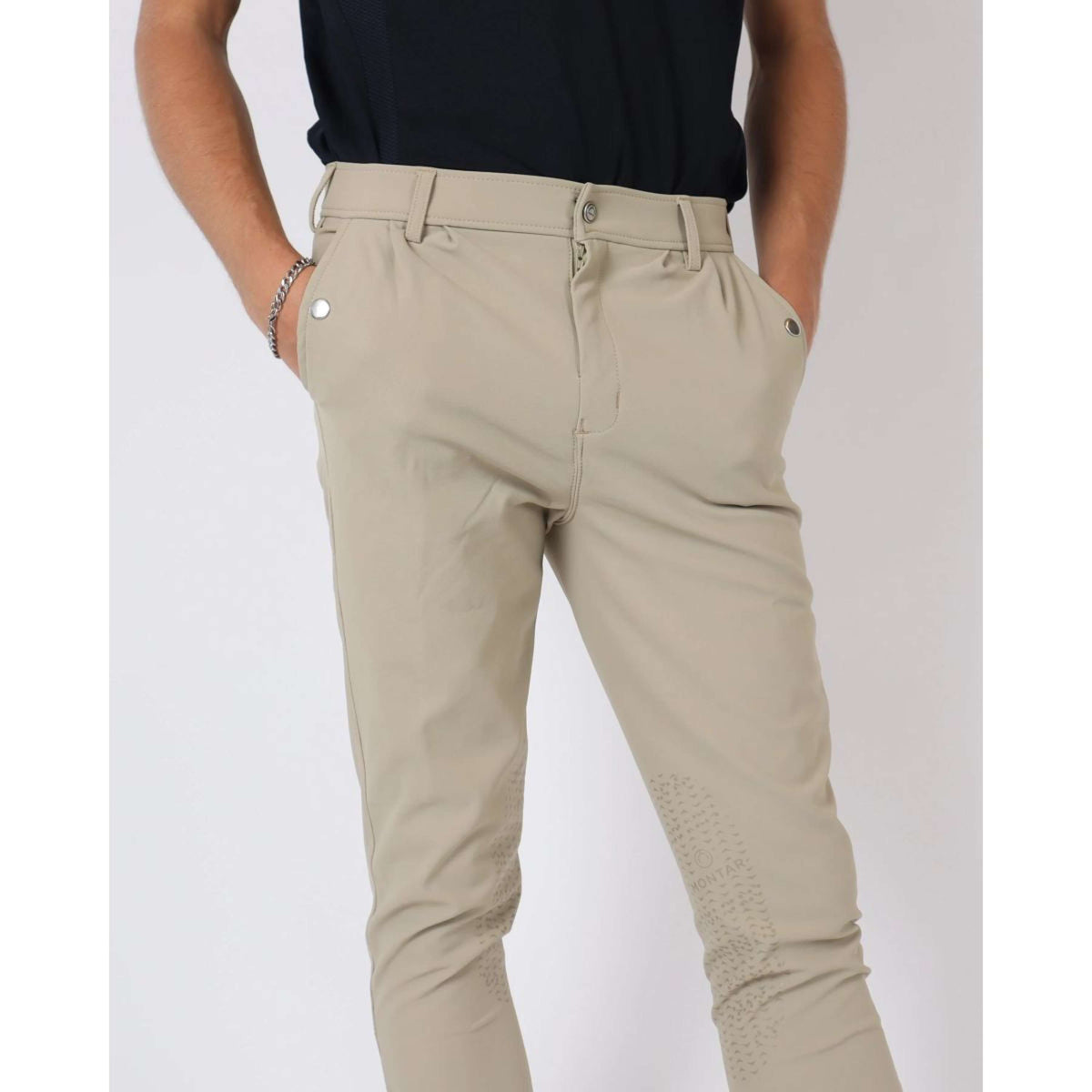 Montar Breeches ESS Gary Knee Grip Men Beige