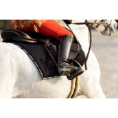 Mrs. Ros Saddlepad Iconic General Purpose Black/Red