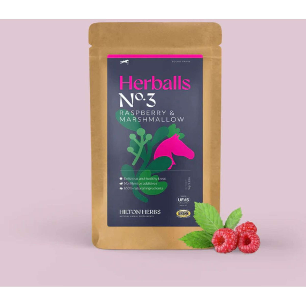 Hilton Herbs Herballs No3 Marshmallow & Raspberry