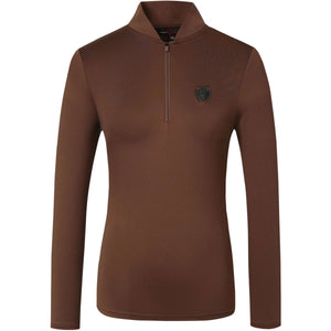 Covalliero Shirt Active Long Sleeves Chocolate