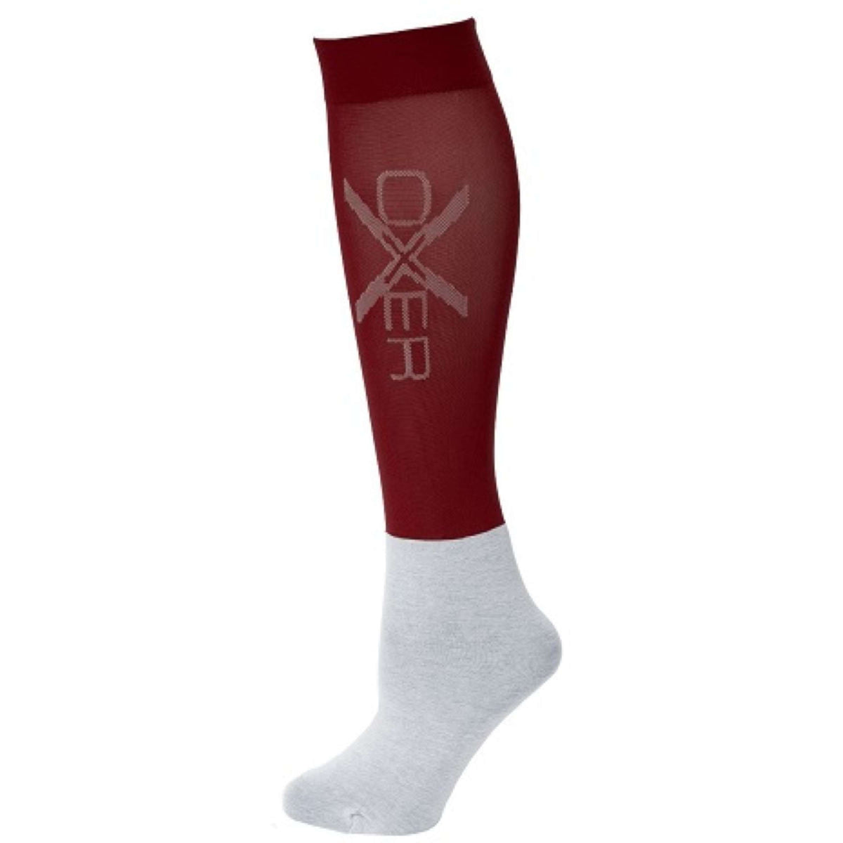 Oxer Socks Slim Foot 3-pack Burgundy