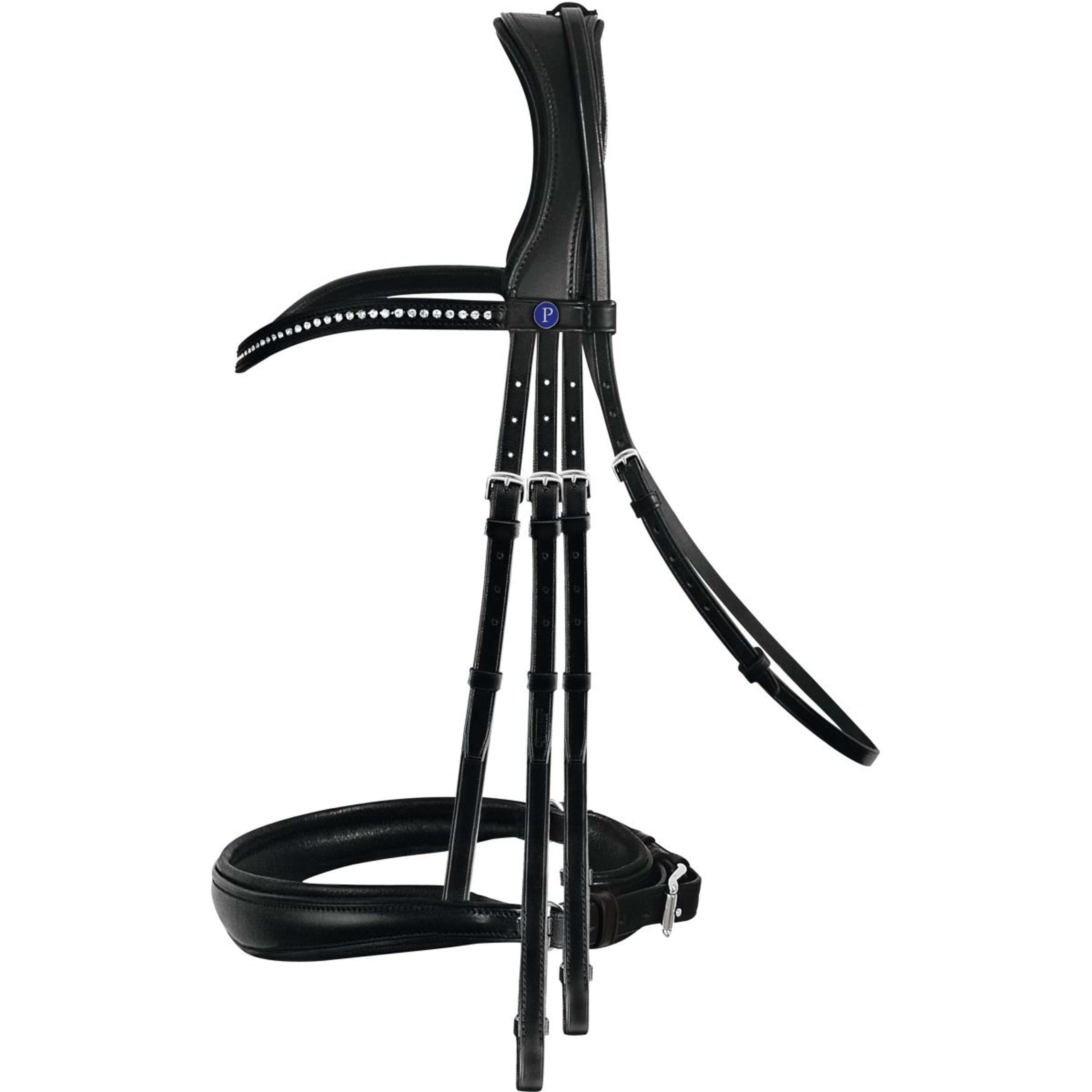 PassierBlu Double Bridle Dream Anatomic Black/Silver