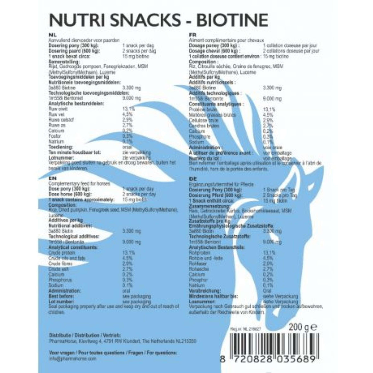 PharmaHorse Nutri Snacks Biotine