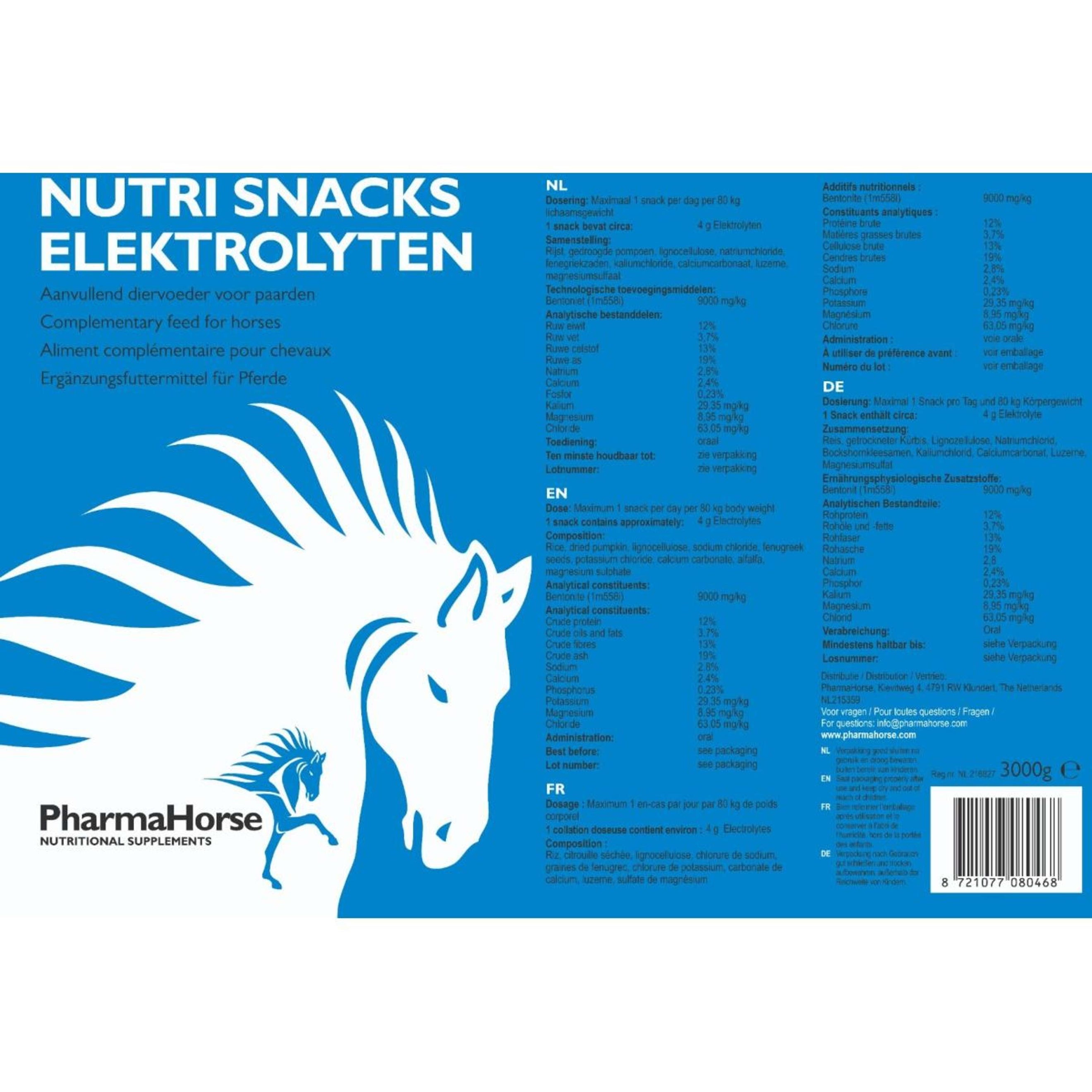 PharmaHorse Nutri Snacks Elektrolyten PharmaHorse Nutri Snacks Elektrolyten