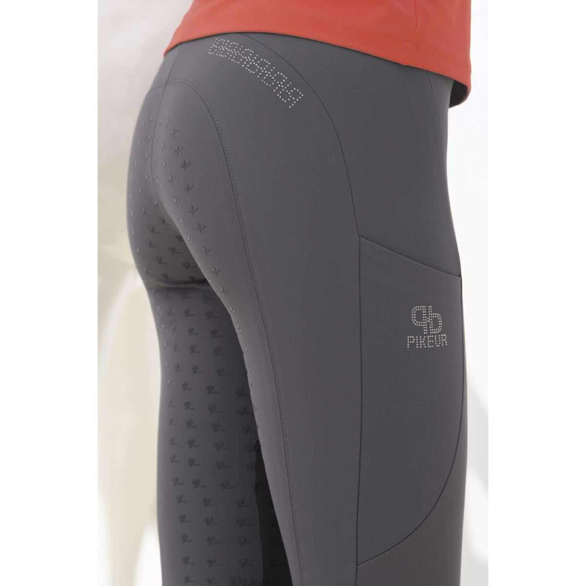 Pikeur Riding Legging Tiffini SD Full Grip lightGrey