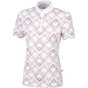 Pikeur Competition Shirt Kamilla White/Noble Rose