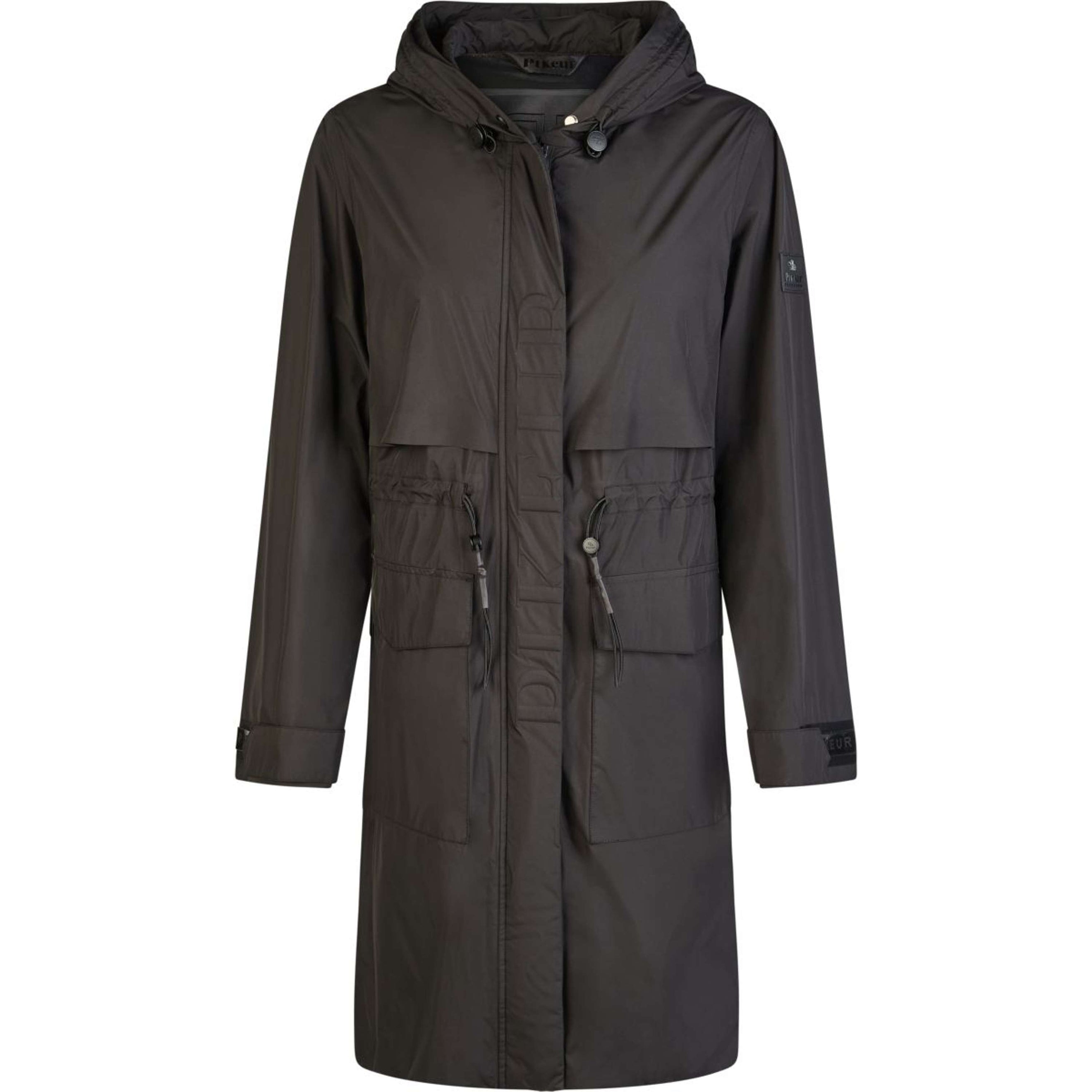 Pikeur Long Raincoat SS26 Black
