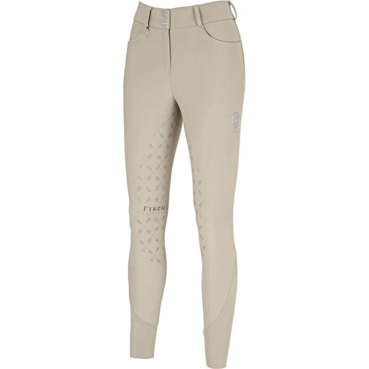 Pikeur Breeches Ceelina SD SS26 Full Grip Pearl Gray
