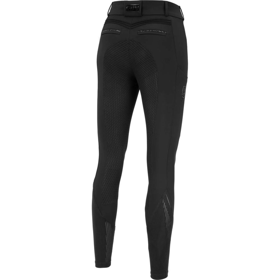Pikeur Breeches Ceelina GridTexLeather Highwaist Full Grip Black