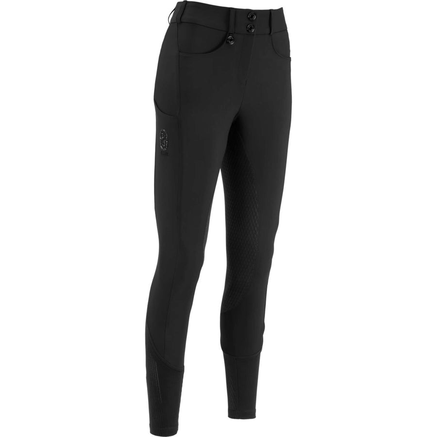 Pikeur Breeches Ceelina GridTexLeather Highwaist Full Grip Black