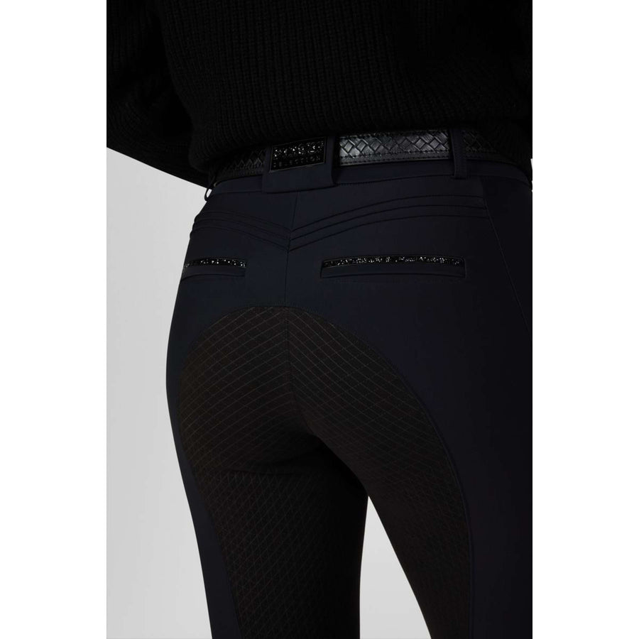 Pikeur Breeches Ceelina GridTexLeather Highwaist Full Grip Black