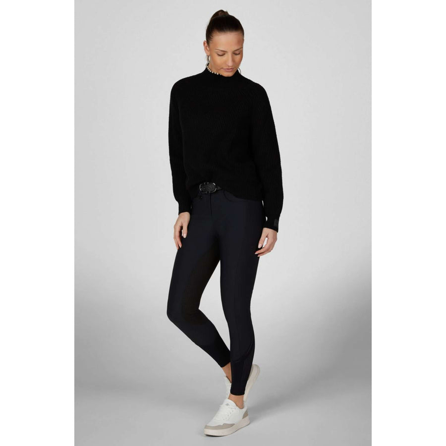 Pikeur Breeches Ceelina GridTexLeather Highwaist Full Grip Black