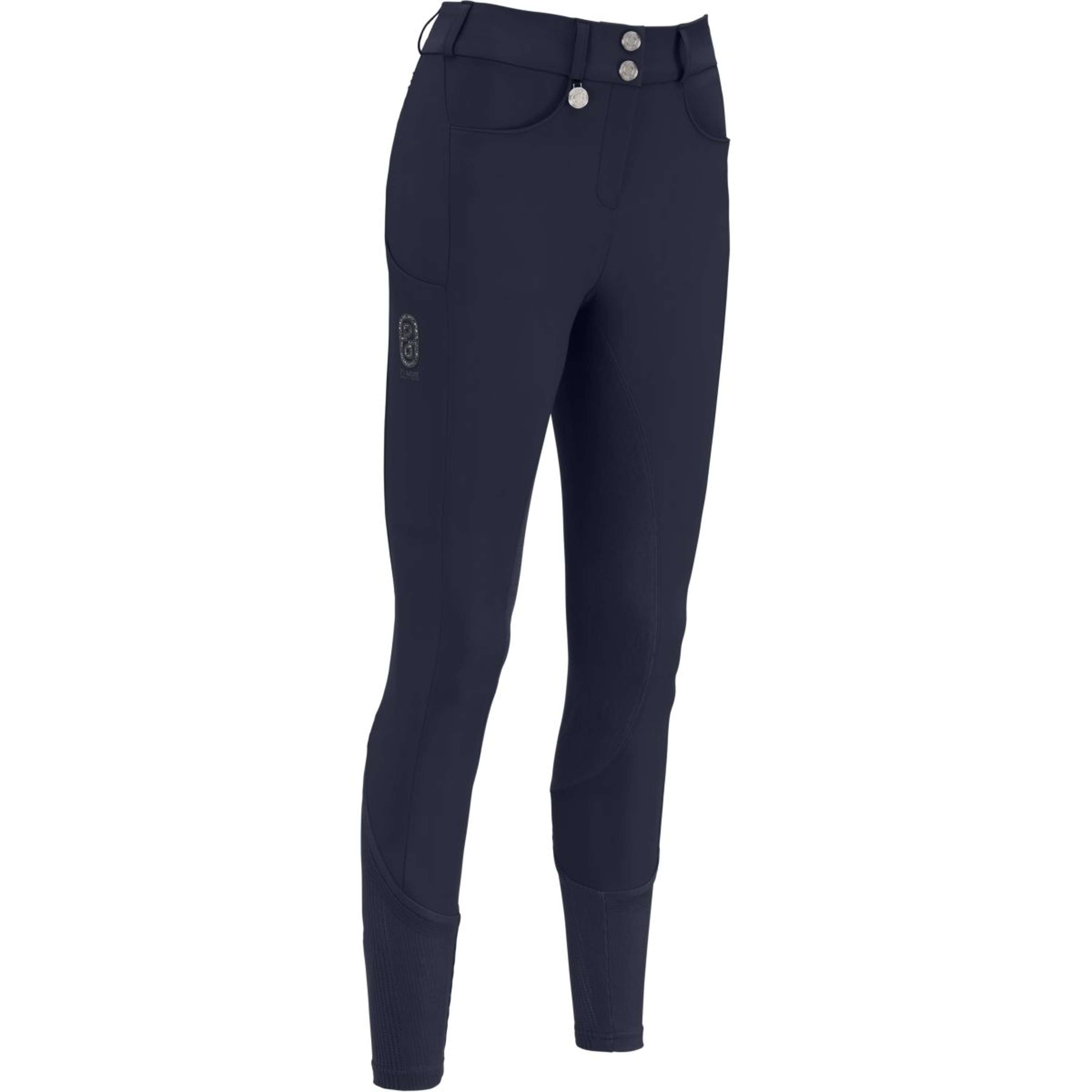 Pikeur Breeches Ceelina GridTexLeather Highwaist Full Grip Nightblue