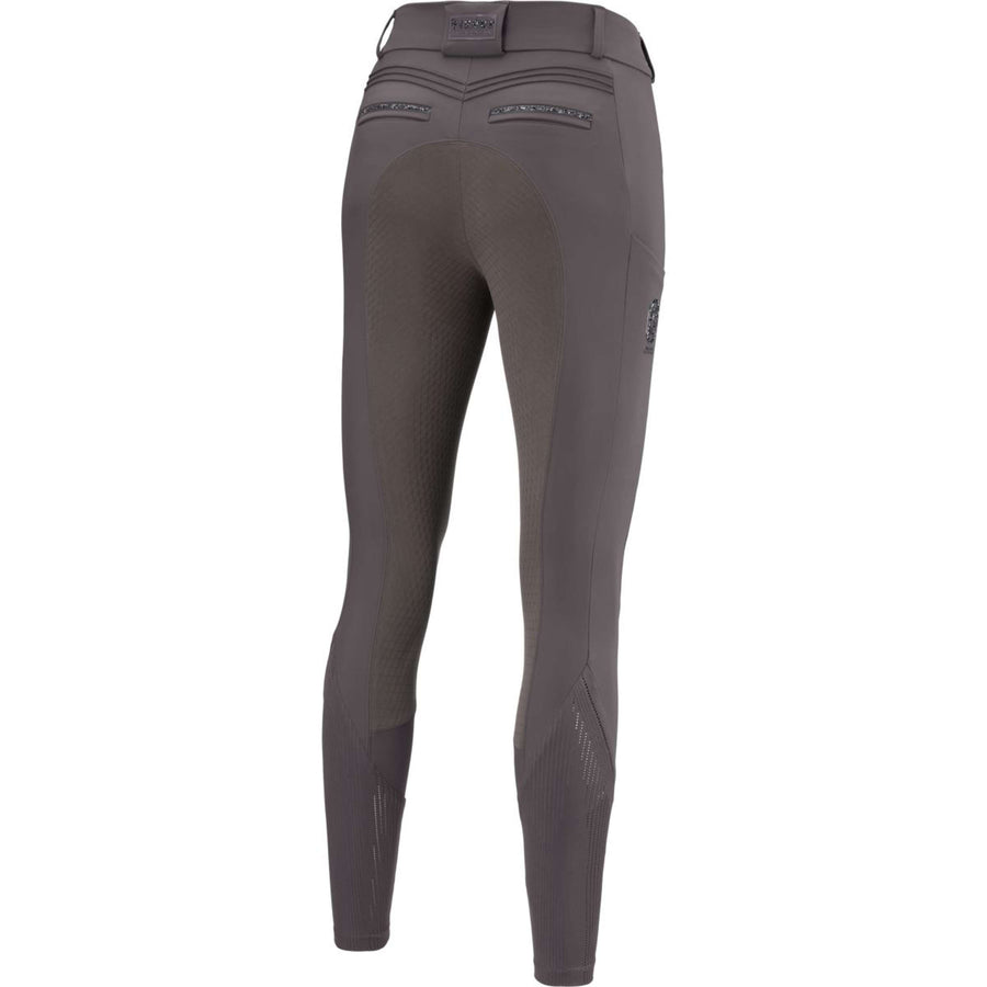 Pikeur Breeches Ceelina GridTexLeather Highwaist Full Grip Basalt Grey