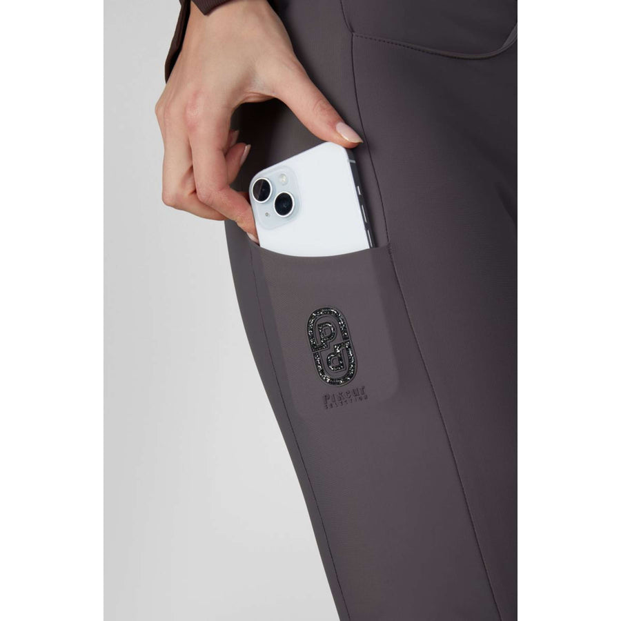 Pikeur Breeches Ceelina GridTexLeather Highwaist Full Grip Basalt Grey