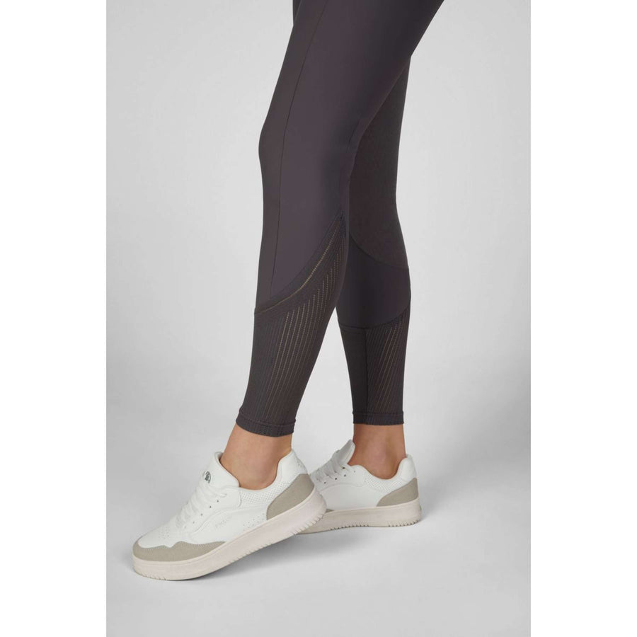 Pikeur Breeches Ceelina GridTexLeather Highwaist Full Grip Basalt Grey