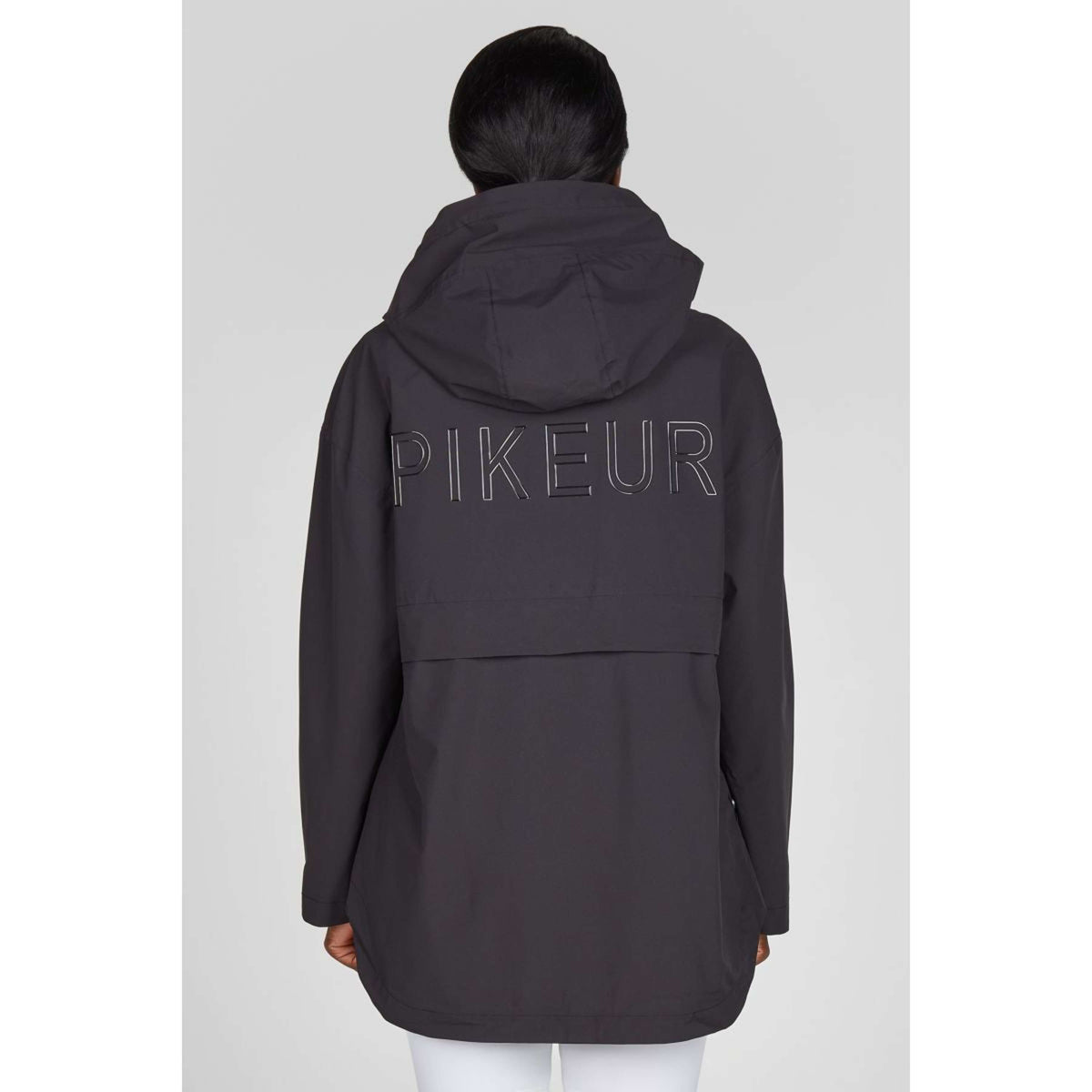 Pikeur Rain Coat Zip Poncho SS26 Black