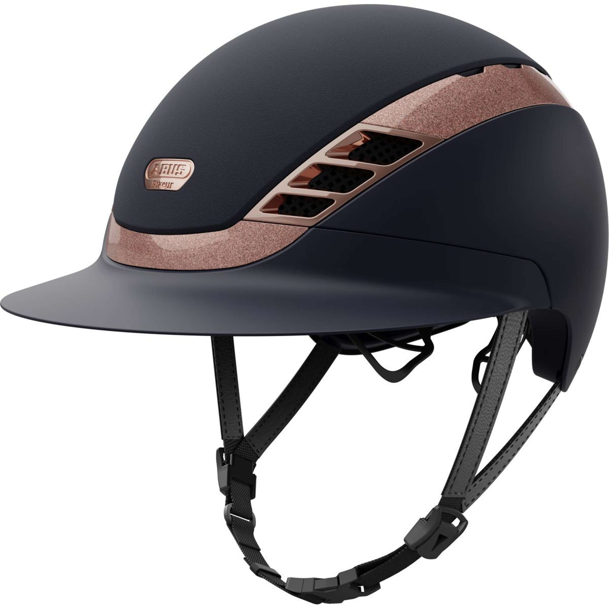 Pikeur X Abus Cap AirLuxe SUPREME L.V. midnight blue/rosé gold