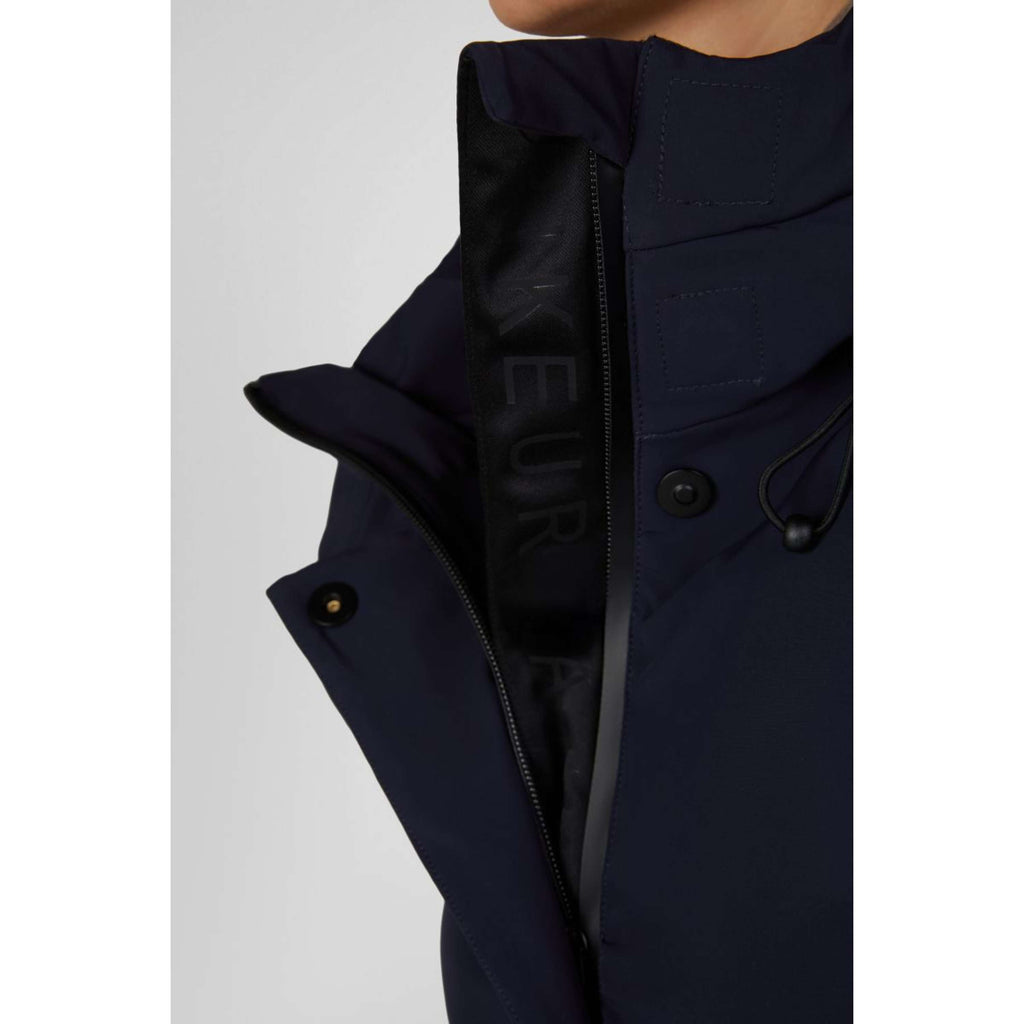 Pikeur Long Coat Quilted Raincoat Athleisure AW26 Nightblue