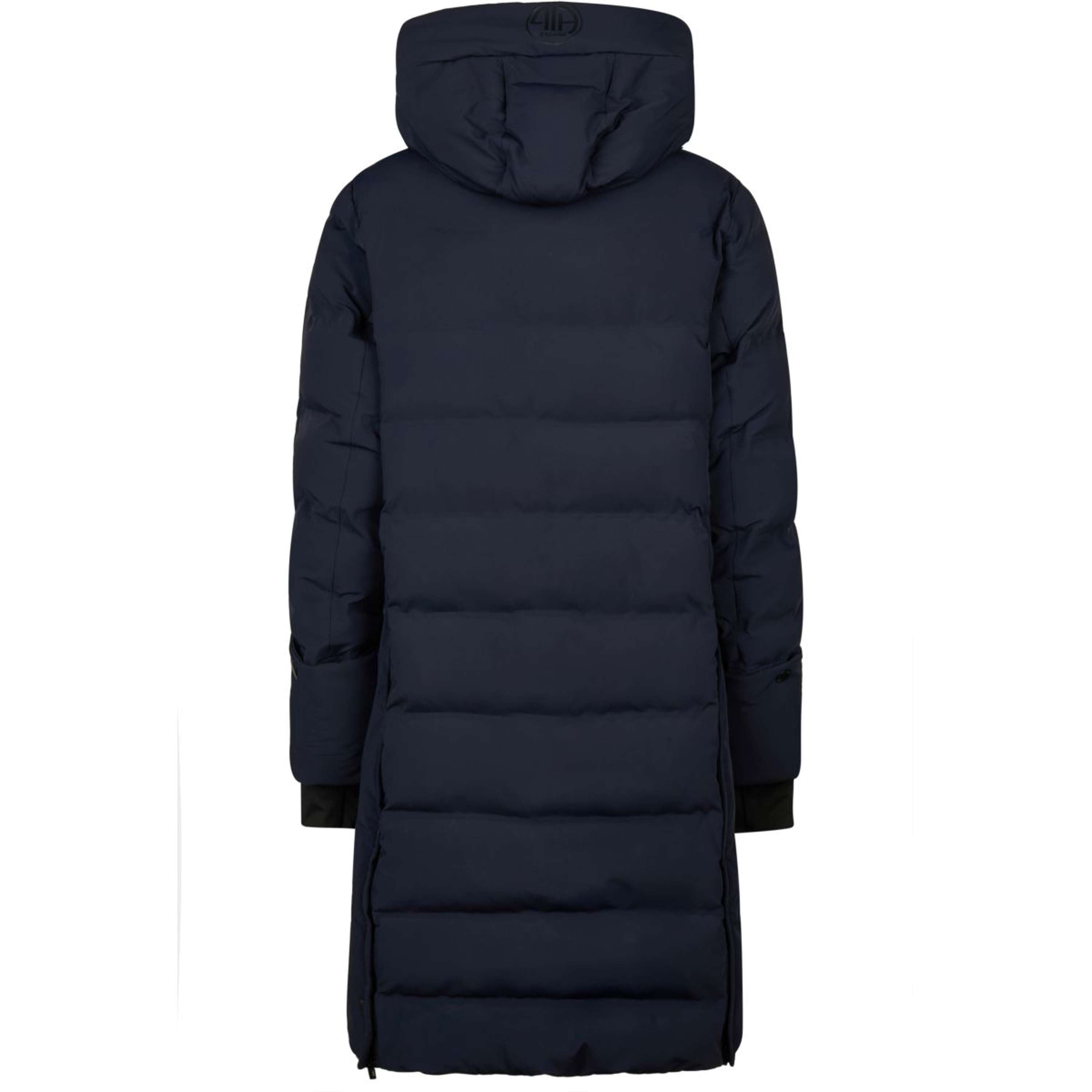 Pikeur Long Coat Quilted Raincoat Athleisure AW26 Nightblue