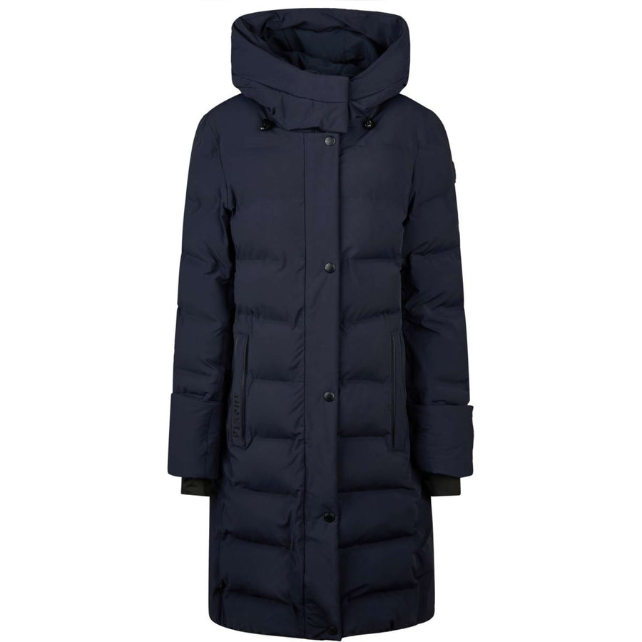 Pikeur Long Coat Quilted Raincoat Athleisure AW26 Nightblue