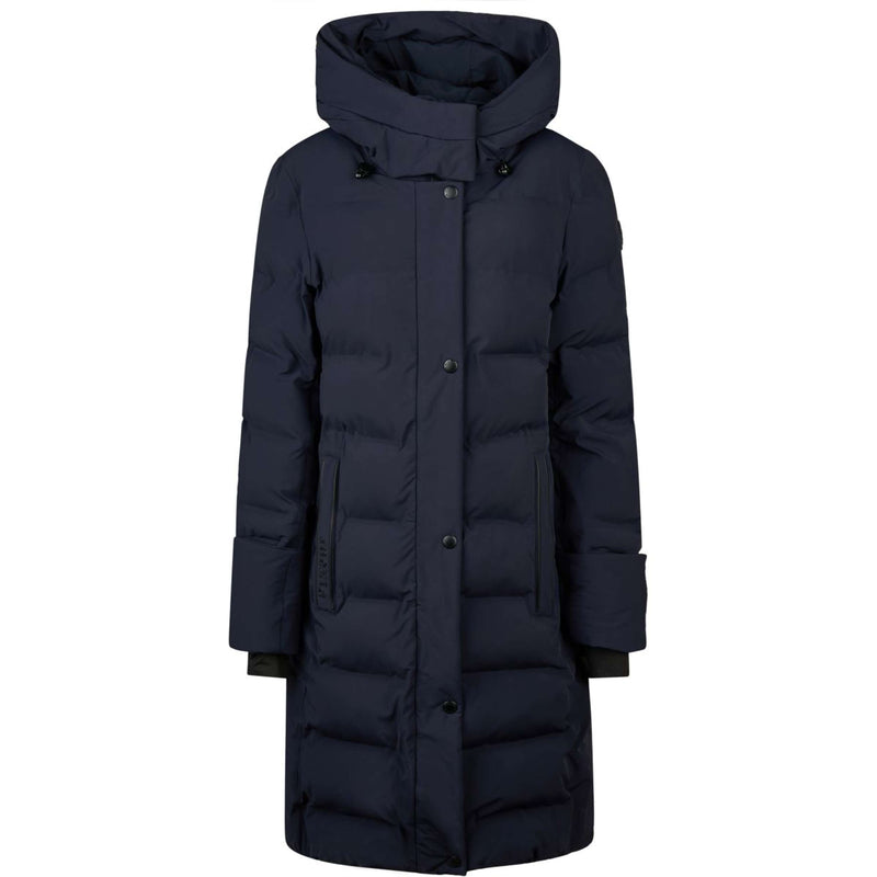 Pikeur Long Coat Quilted Raincoat Athleisure AW26 Nightblue