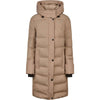 Pikeur Long Coat Quilted Raincoat Athleisure AW26 Mocha Cream