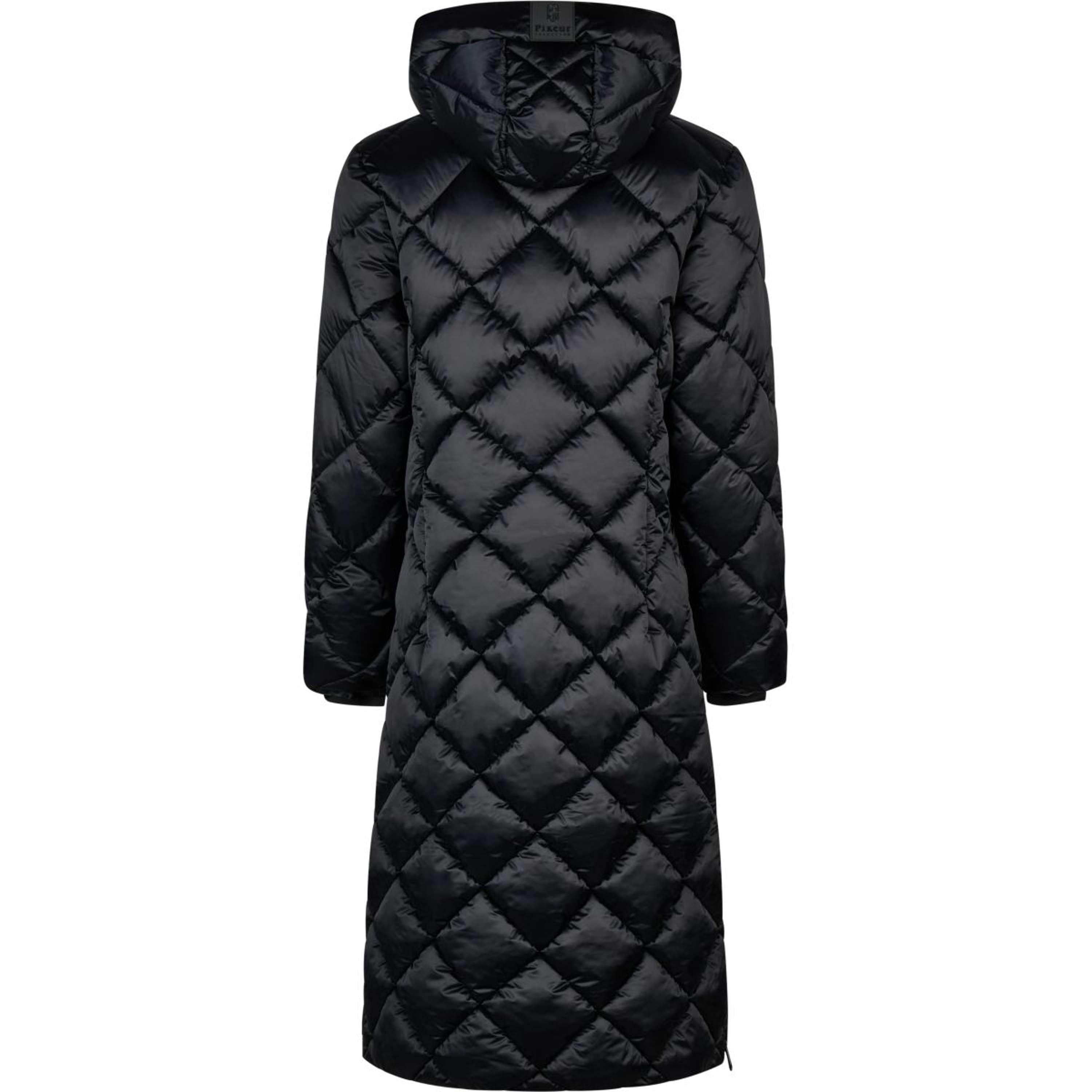 Pikeur Long Coat QuiltDiamond Selection AW26 Black