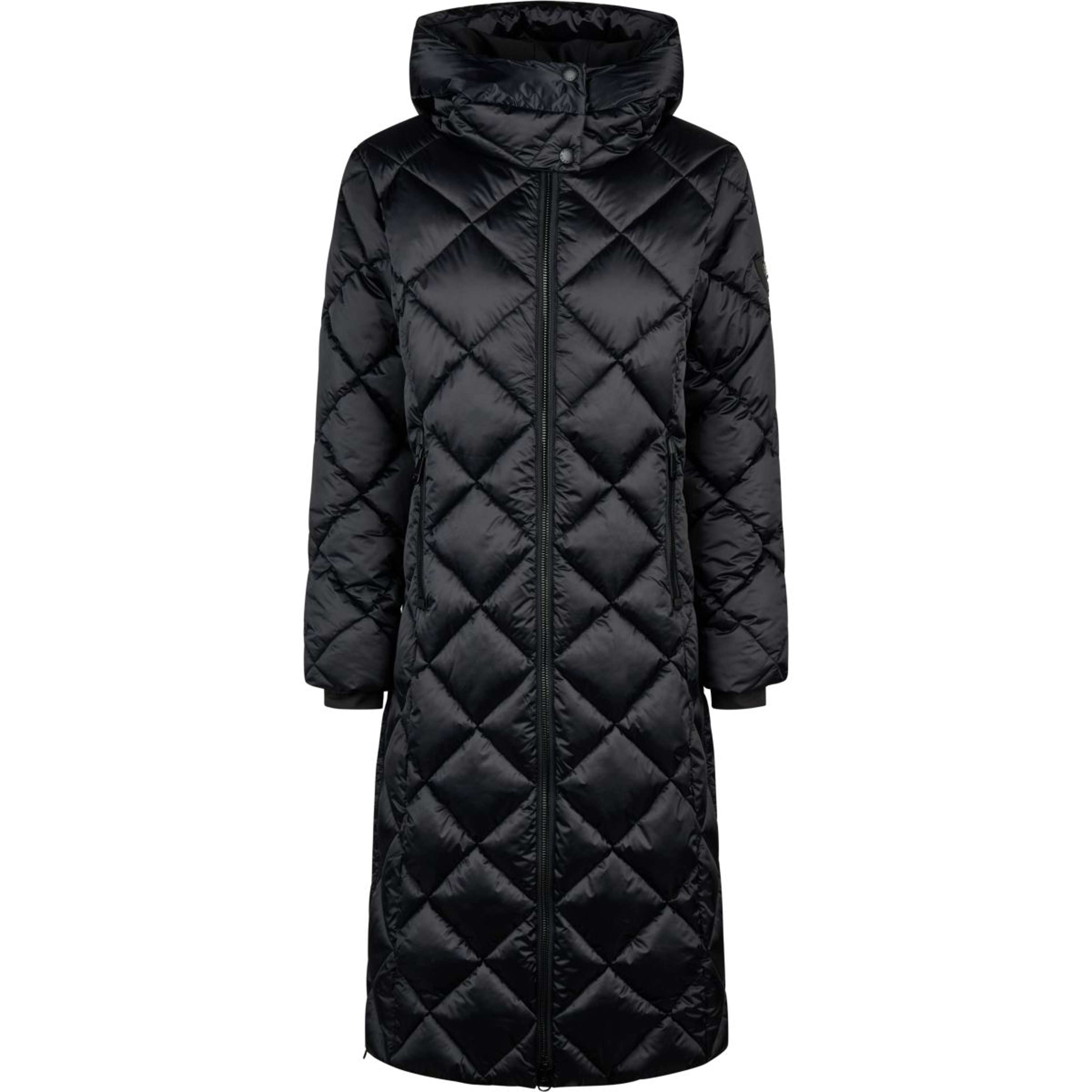 Pikeur Long Coat QuiltDiamond Selection AW26 Black