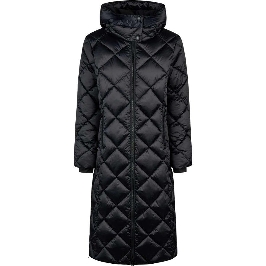 Pikeur Long Coat QuiltDiamond Selection AW26 Black