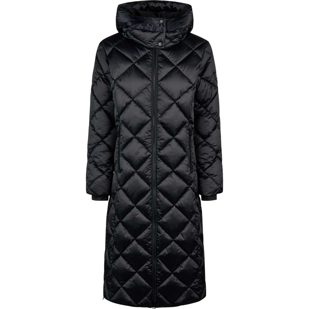 Pikeur Long Coat QuiltDiamond Selection AW26 Black