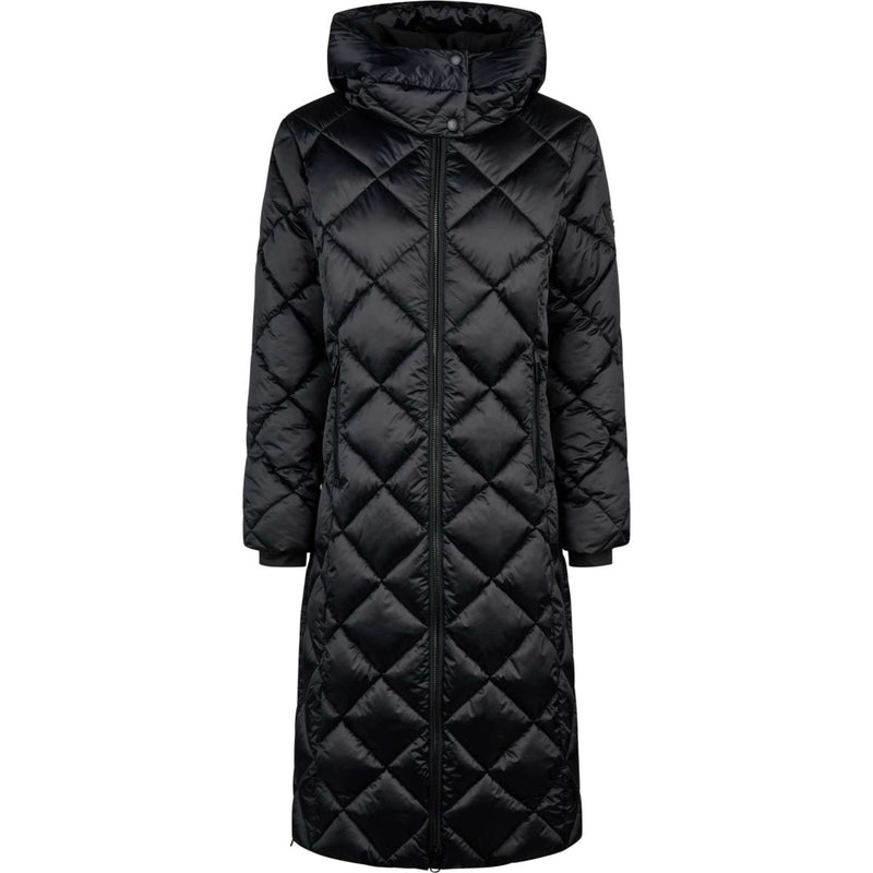 Pikeur Long Coat QuiltDiamond Selection AW26 Black