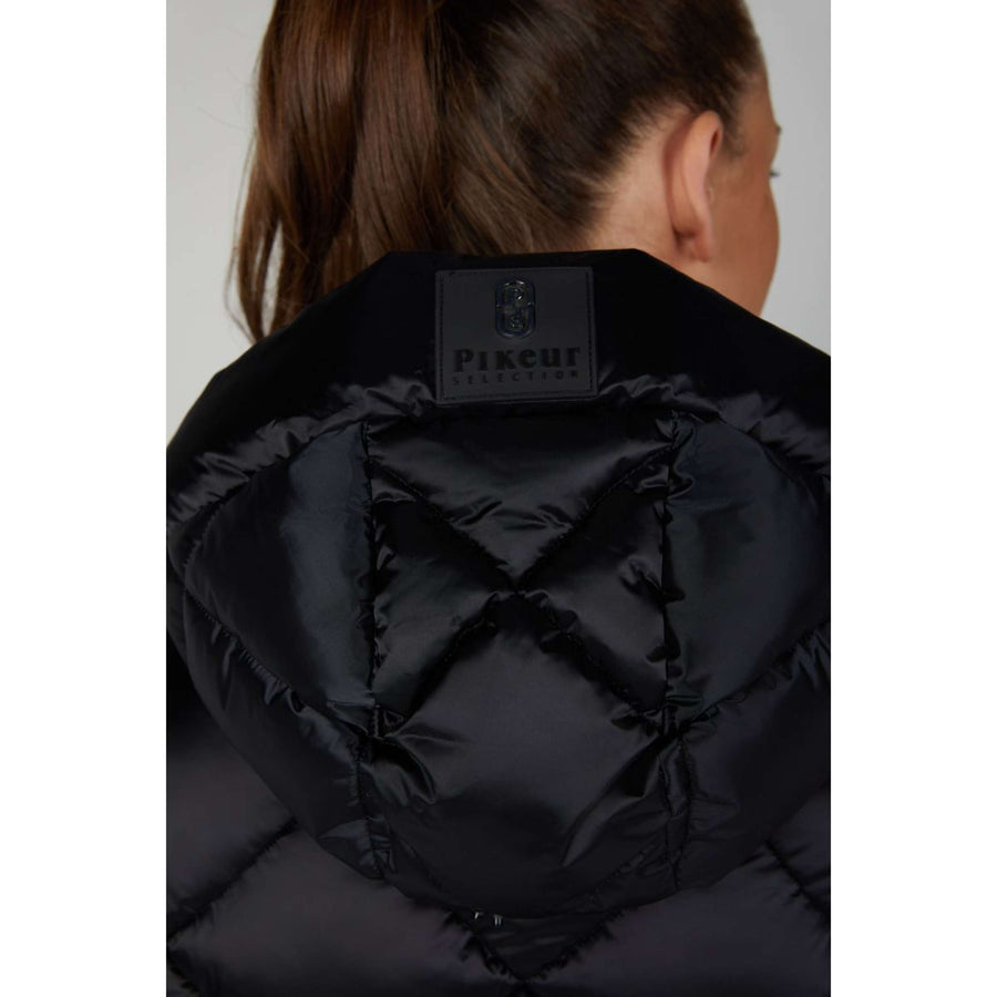 Pikeur Long Coat QuiltDiamond Selection AW26 Black