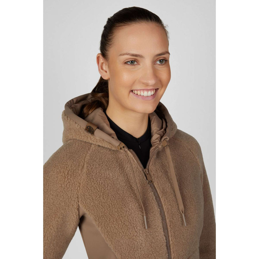 Pikeur Zip-Hoodie Teddyfleece Athleisure AW26 Toffee Beige