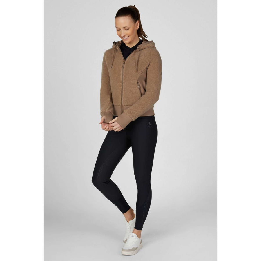 Pikeur Zip-Hoodie Teddyfleece Athleisure AW26 Toffee Beige
