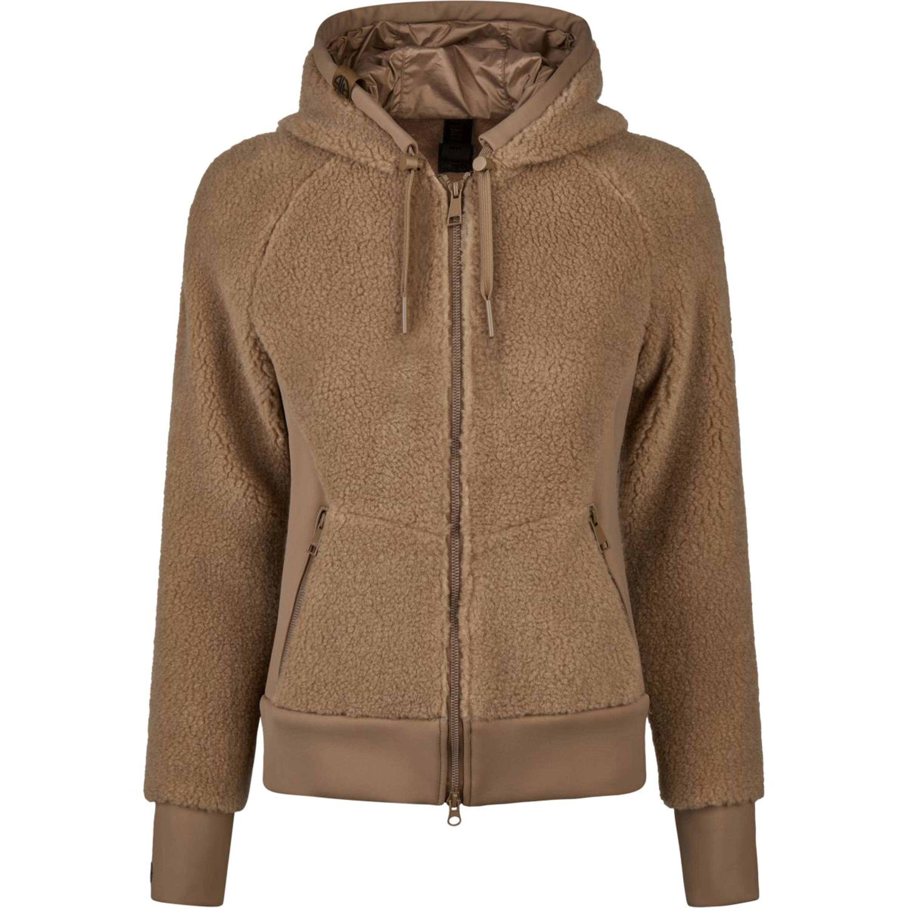 Pikeur Zip-Hoodie Teddyfleece Athleisure AW26 Toffee Beige