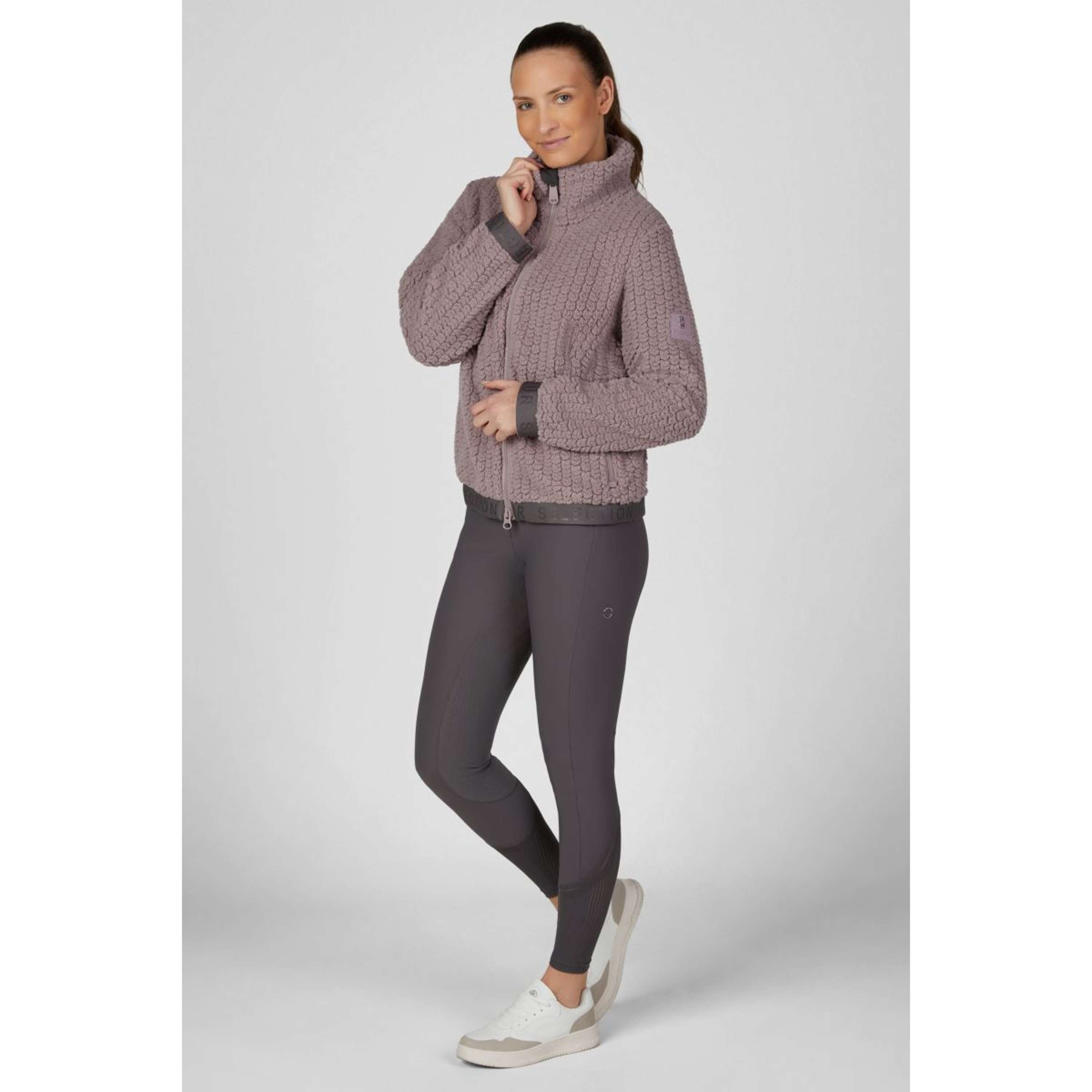 Pikeur Zip-Hoodie Velvet Selection AW26 Ash Mauve