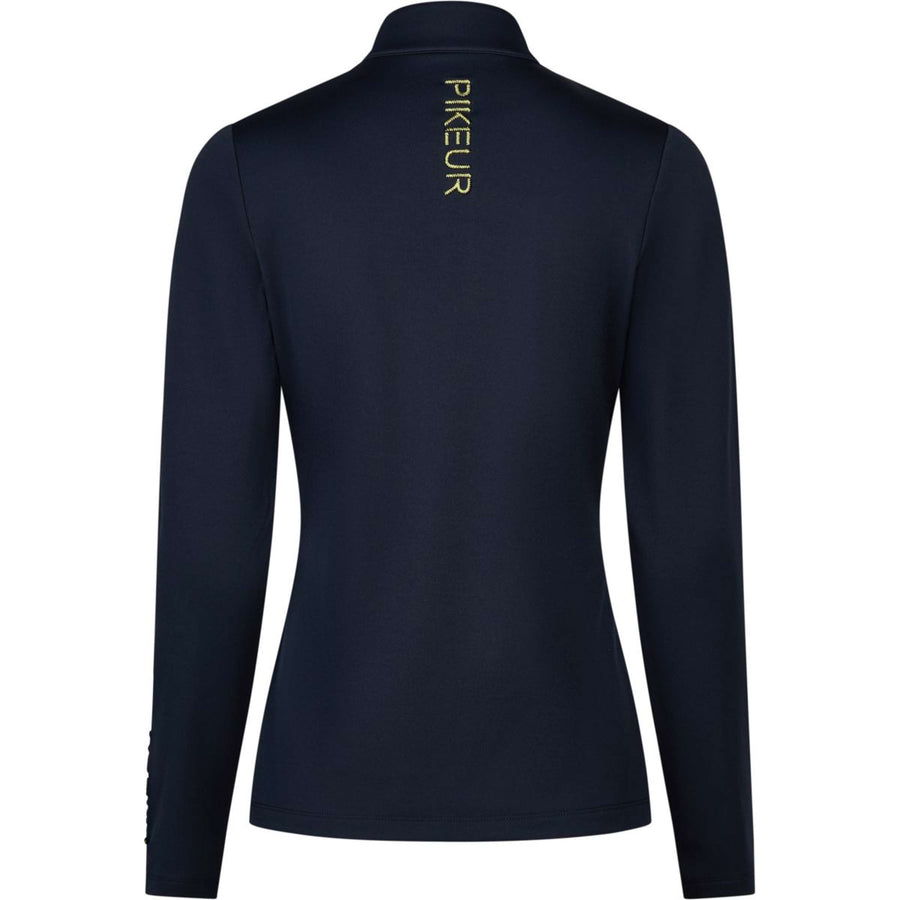 Pikeur Shirt Zip Athleisure AW26 Long Sleeves Navy Blue